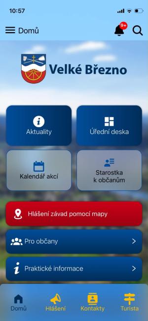 Aplikace nová funkce